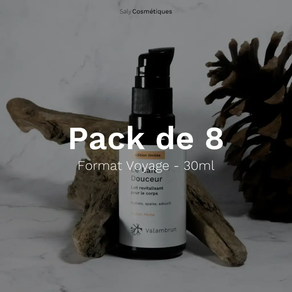 Douceur Body Milk Peach 30ml - Pack of 8