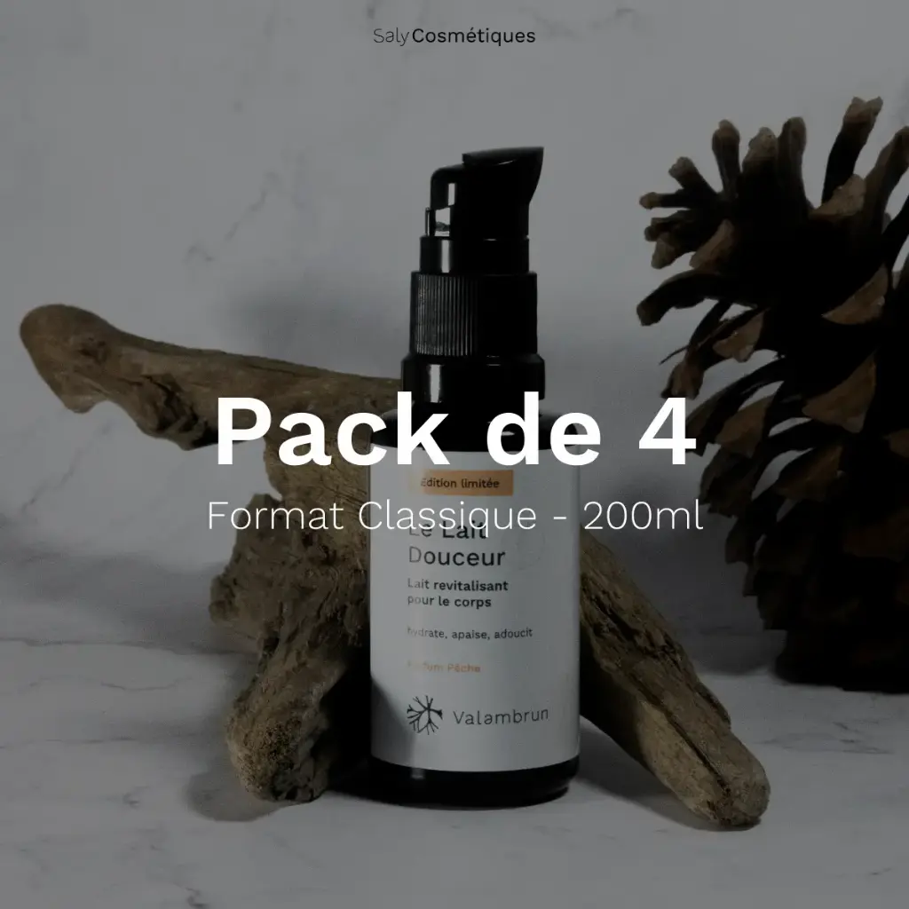 Le Lait Douceur Pêche 200ml - Pack de 4