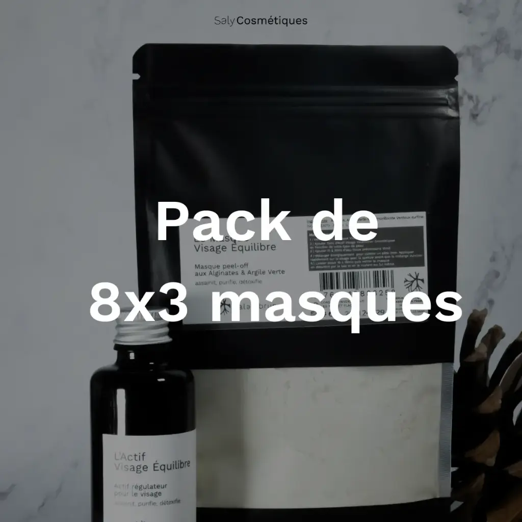 Le Masque Équilibre - Pack de 8 x 3 Masques