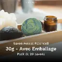 Savon Avocat Patchouli 30g Avec Emballage - Pack de 20