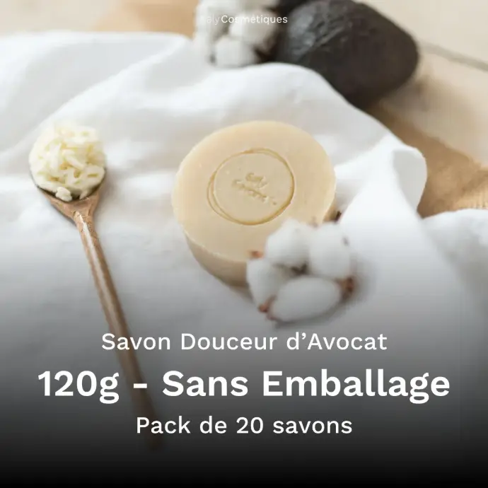 Savon Douceur d'Avocat 120g Sans Emballage - Pack de 20