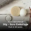 Savon Jojoba et Rassal 30g Sans Emballage - Pack de 20