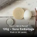 Savon Jojoba et Rassal 120g Sans Emballage - Pack de 20