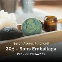 Savon Avocat Patchouli 30g Sans Emballage - Pack de 20