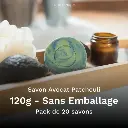 Savon Avocat Patchouli 120g Sans Emballage - Pack de 20