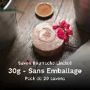 Savon Bourrache et Linaloé 30g Sans Emballage - Pack de 20