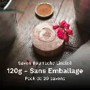 Savon Bourrache et Linaloé 120g Sans Emballage - Pack de 20