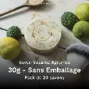 Savon Sésame et Agrumes 30g Sans Emballage - Pack de 20