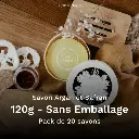 Savon Argan et Safran 120g Sans Emballage - Pack de 20