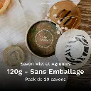 Savon Miel et Agrumes 120g Sans Emballage - Pack de 20