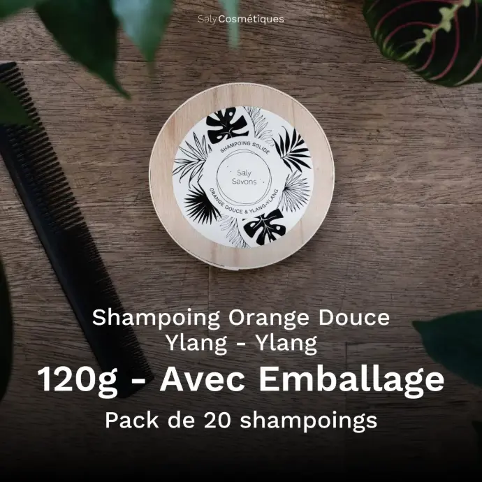 Shampoing Orange Douce Ylang Ylang 120g Avec Emballage - Pack de 20
