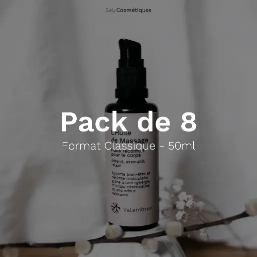 [B2B-VH003C-X08] L'Huile de Massage 50ml - Pack de 8