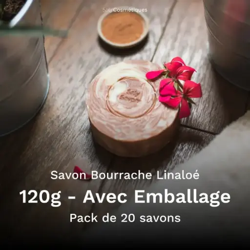 [B2B-SA008CA-X20] Borage & Linaloe Soap 120g With Packaging – Pack of 20
