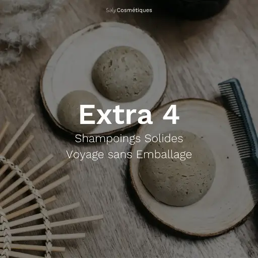 [B2B-EXTRA04-S] Extra 4 : Shampoings solides - Format Voyage Sans Emballage